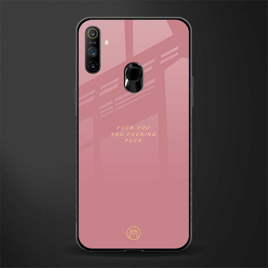 fuck you glass case for realme narzo 20a image