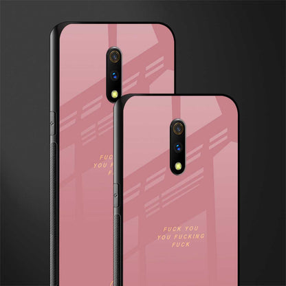 fuck you glass case for realme x image-2