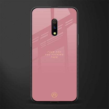 fuck you glass case for oppo k3 image
