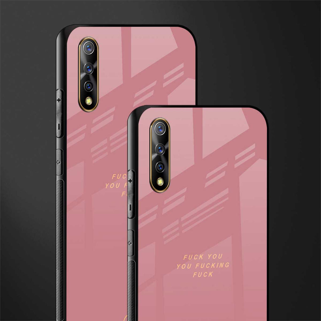 fuck you glass case for vivo s1 image-2