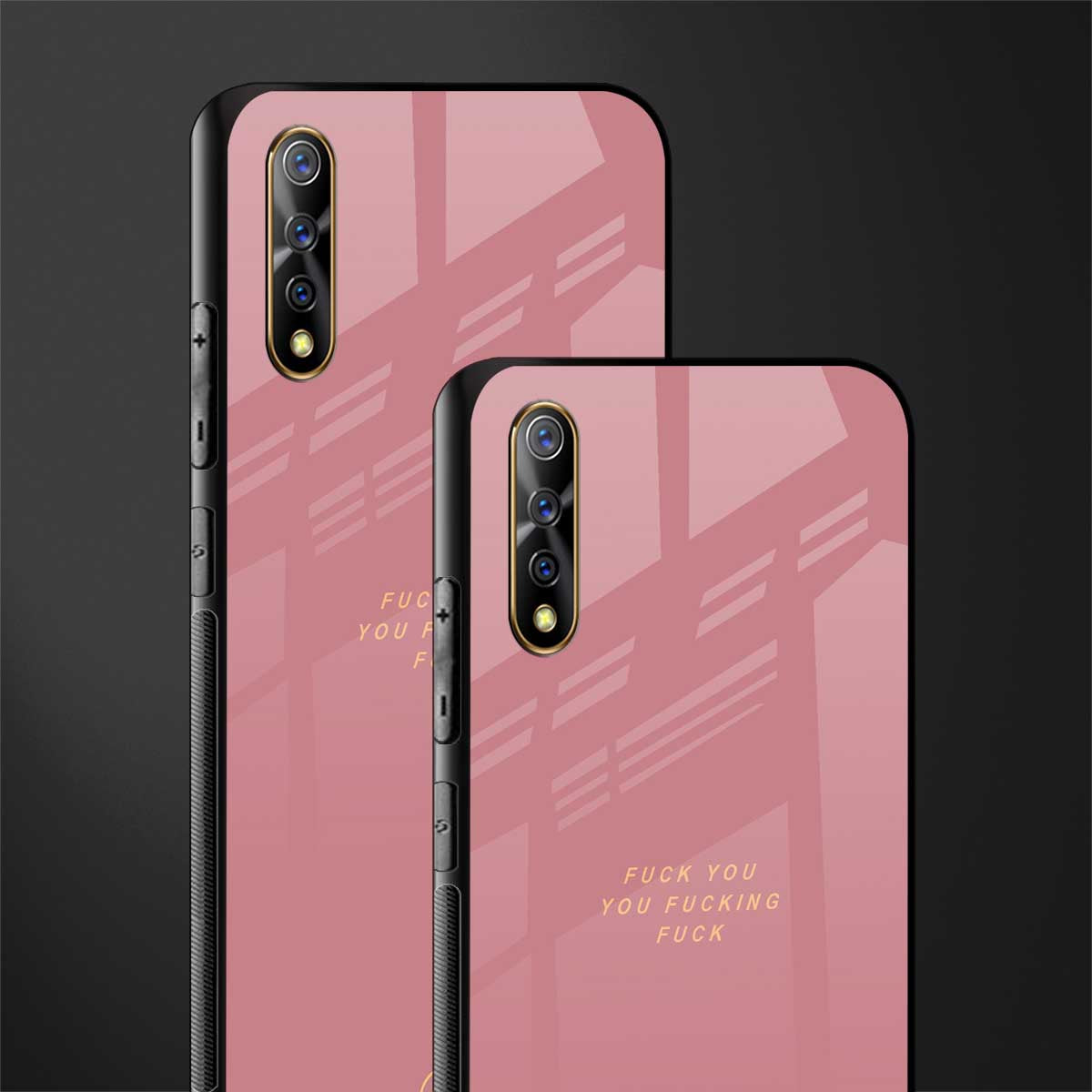 fuck you glass case for vivo z1x image-2