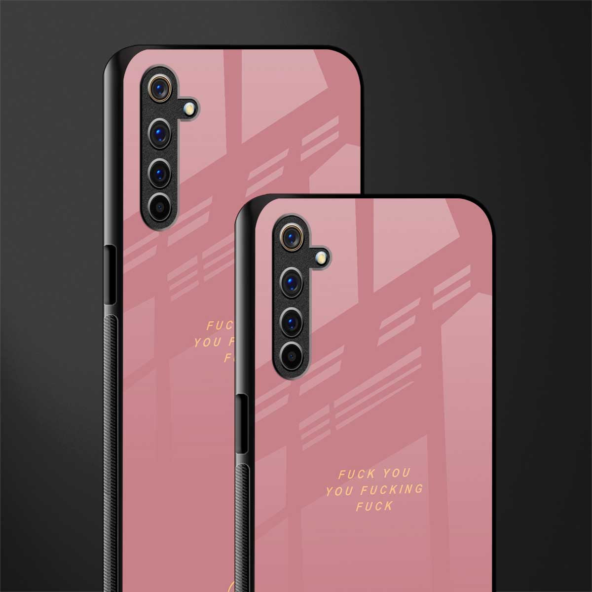 fuck you glass case for realme 6i image-2