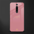 fuck you glass case for redmi k20 pro image