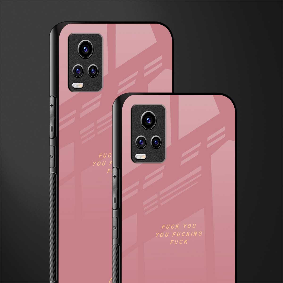 fuck you back phone cover | glass case for vivo y73