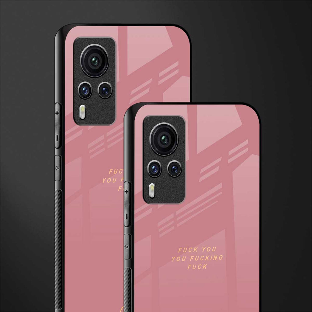 fuck you glass case for vivo x60 pro image-2
