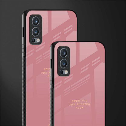fuck you glass case for oneplus nord 2 5g image-2