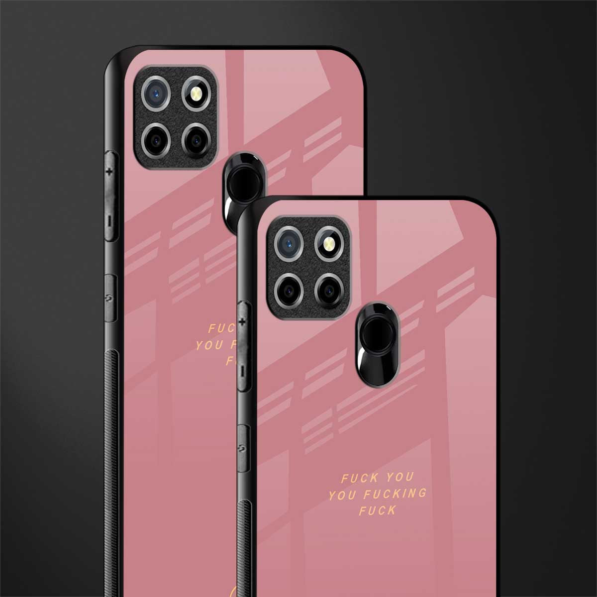 fuck you glass case for realme narzo 20 image-2