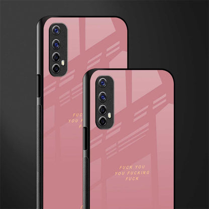 fuck you glass case for realme 7 image-2
