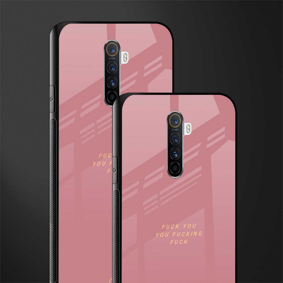 fuck you glass case for realme x2 pro image-2