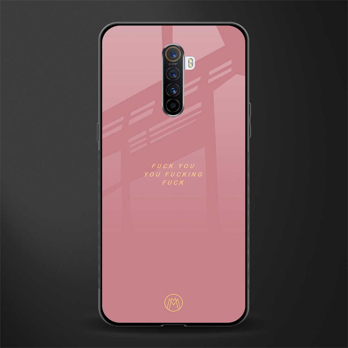 fuck you glass case for realme x2 pro image