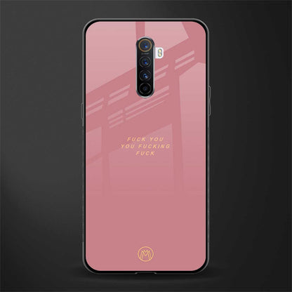 fuck you glass case for realme x2 pro image