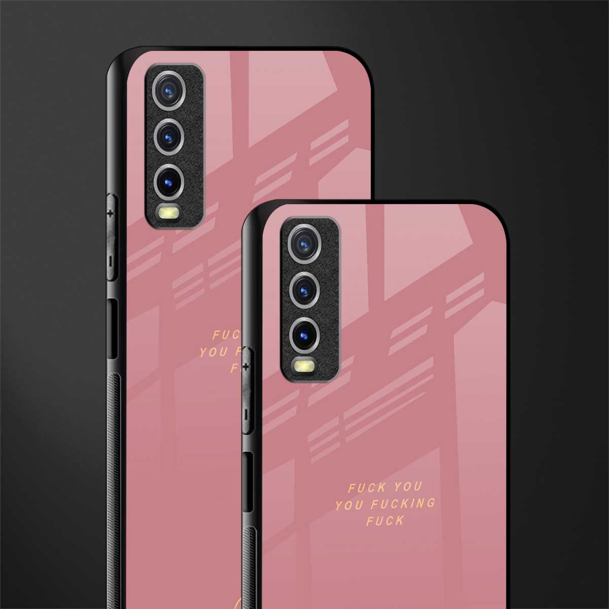 fuck you glass case for vivo y20svivo y20avivo y20g image-2