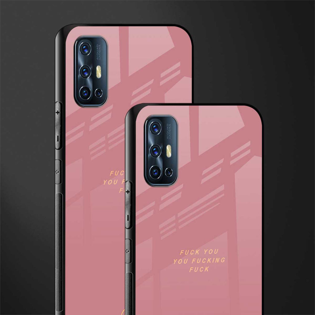fuck you glass case for vivo v17 image-2