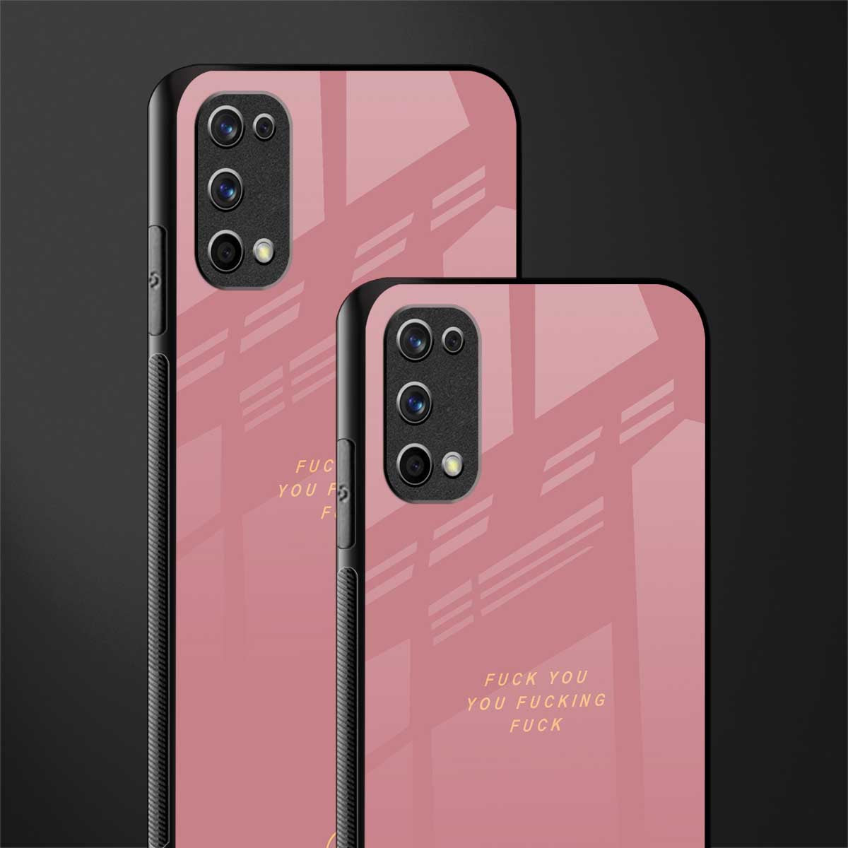 fuck you glass case for realme 7 pro image-2