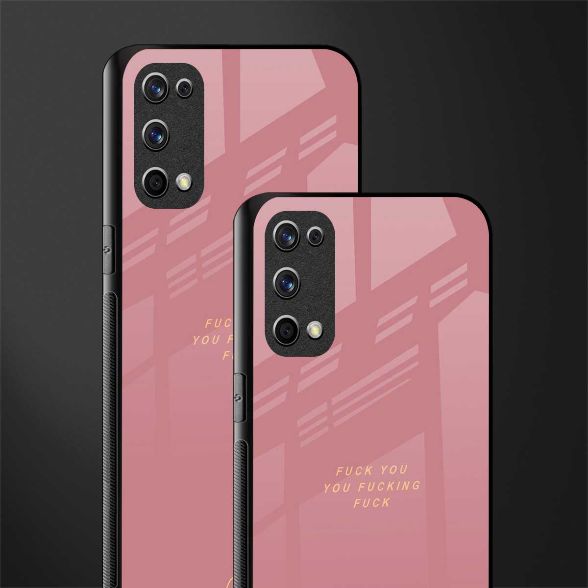 fuck you glass case for realme x7 pro image-2