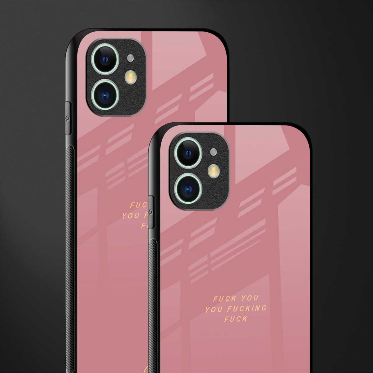 fuck you glass case for iphone 11 image-2