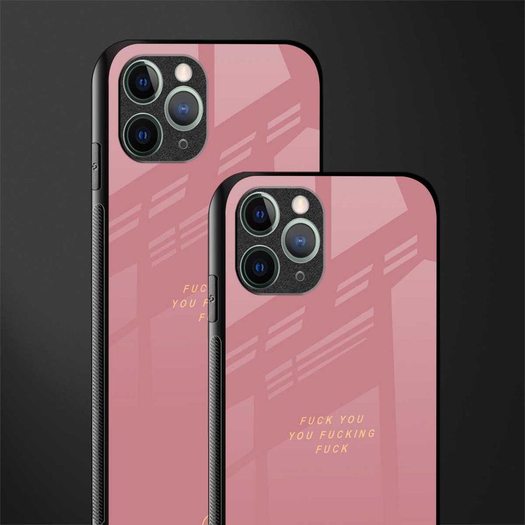 fuck you glass case for iphone 11 pro max image-2