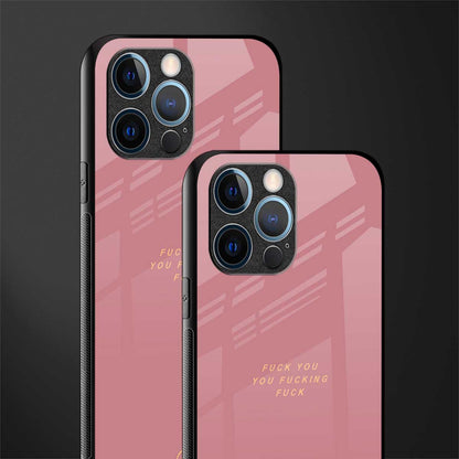 fuck you glass case for iphone 12 pro image-2