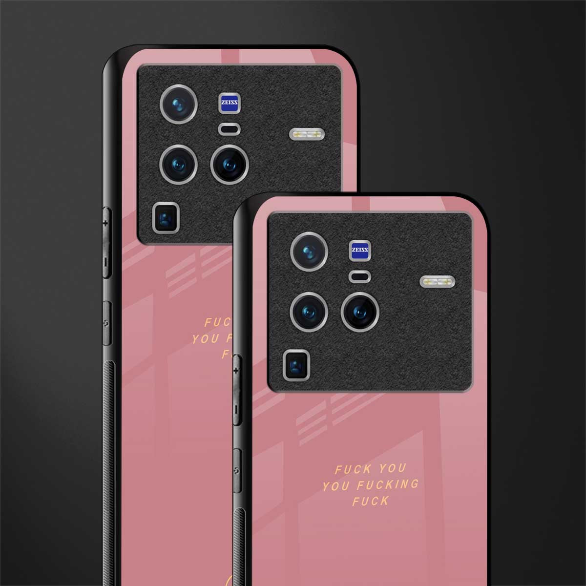 fuck you glass case for vivo x80 pro 5g image-2