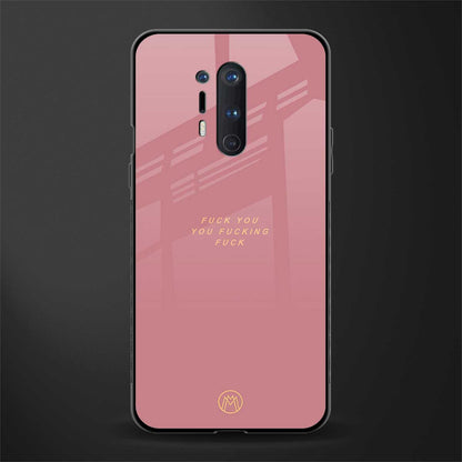 fuck you glass case for oneplus 8 pro image