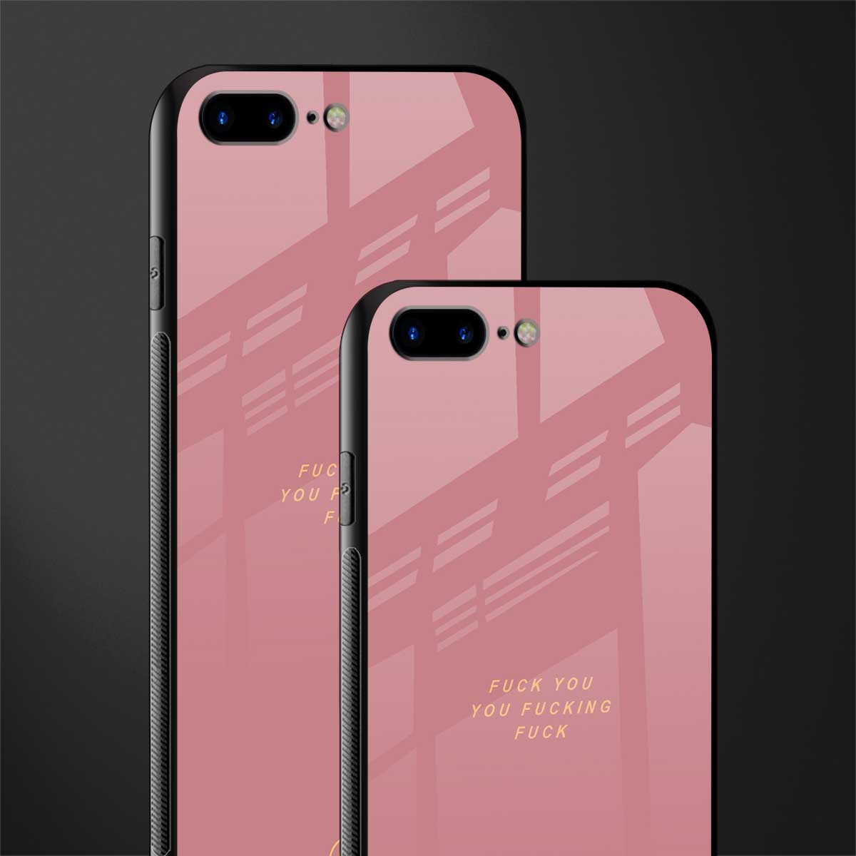 fuck you glass case for iphone 8 plus image-2