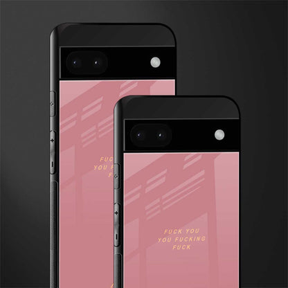 fuck you back phone cover | glass case for google pixel 6a