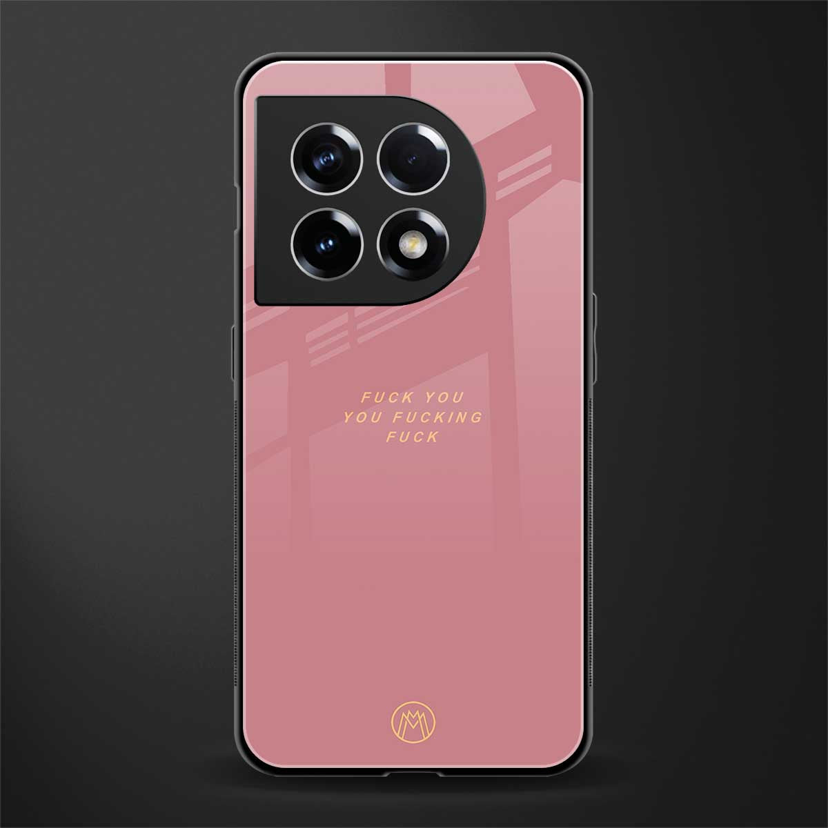 fuck you back phone cover | glass case for oneplus 11