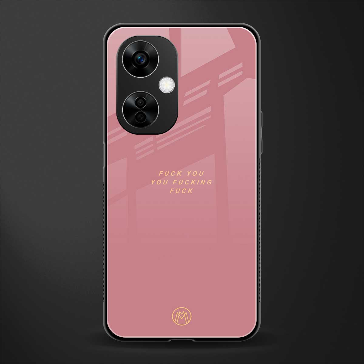 fuck you back phone cover | glass case for oneplus nord ce 3 lite