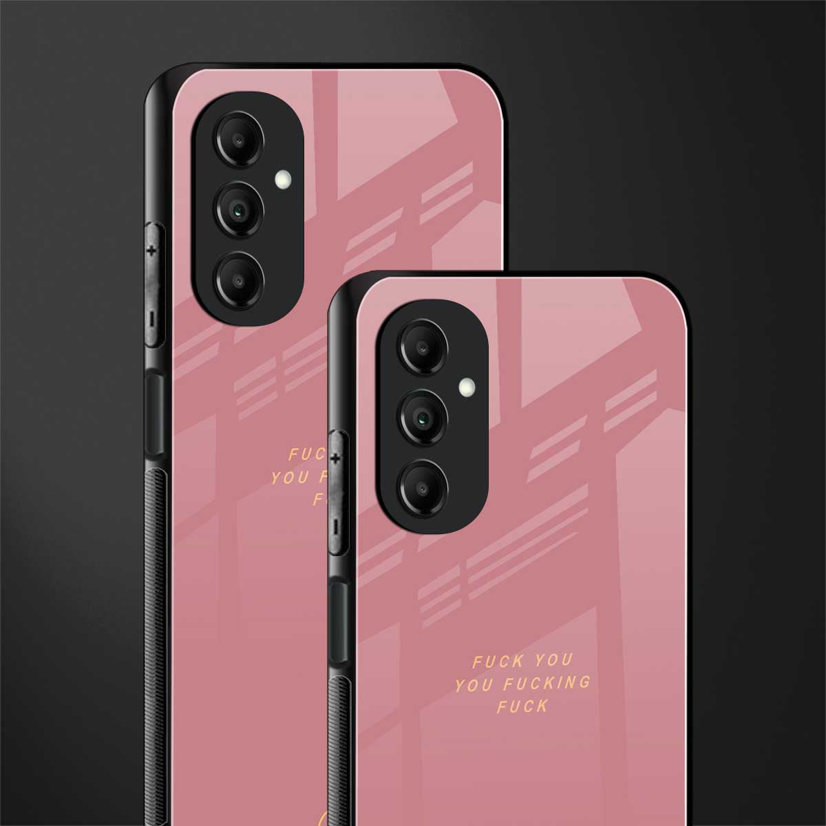 fuck you back phone cover | glass case for samsung galaxy a14 5g