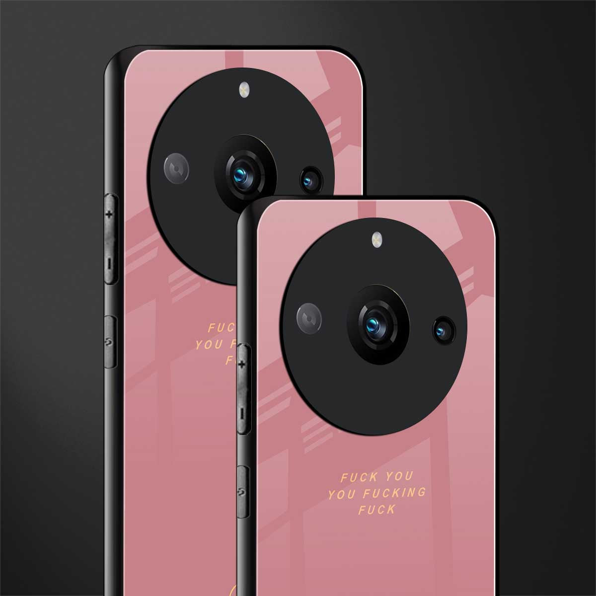 fuck you back phone cover | glass case for realme 11 pro 5g