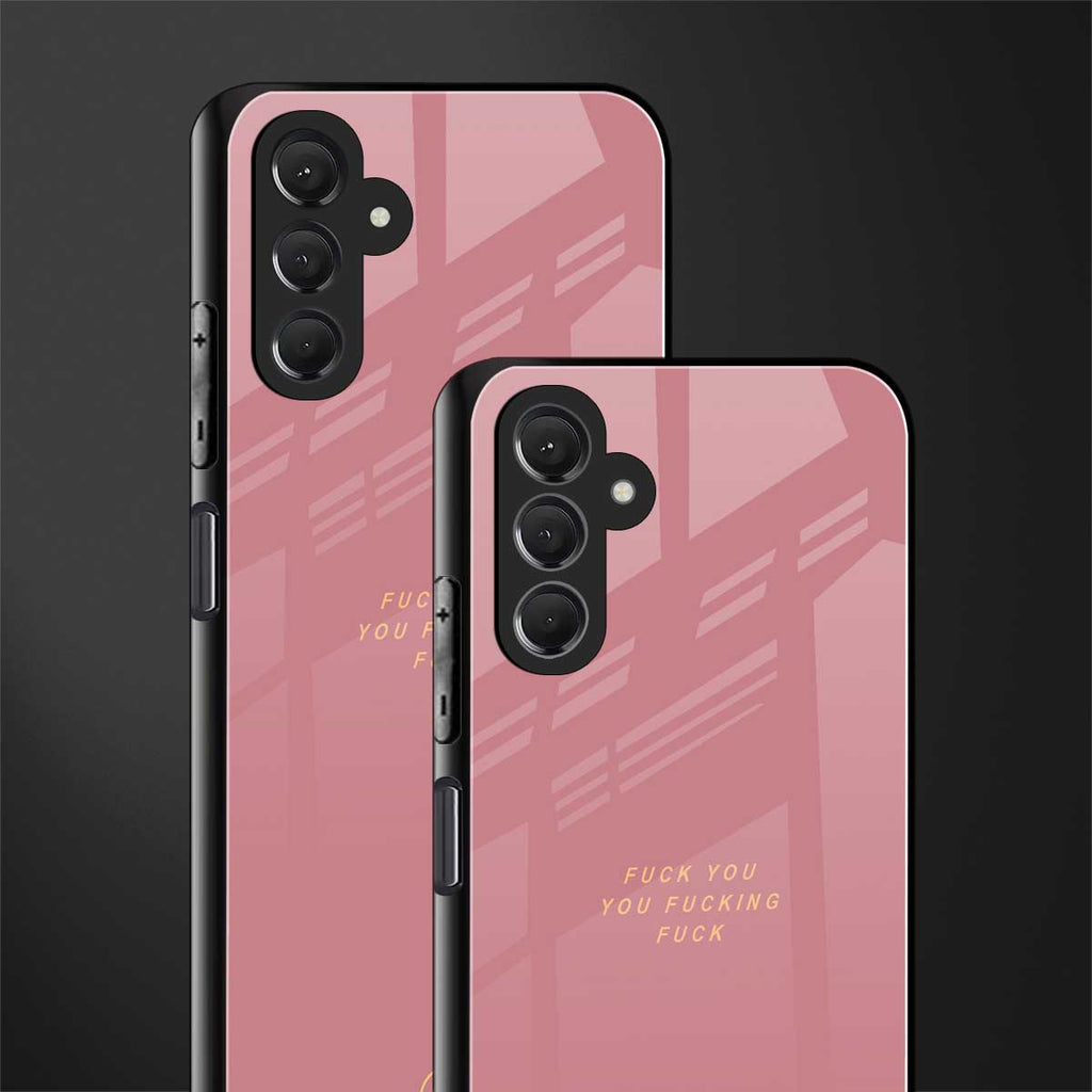 fuck you back phone cover | glass case for samsun galaxy a24 4g