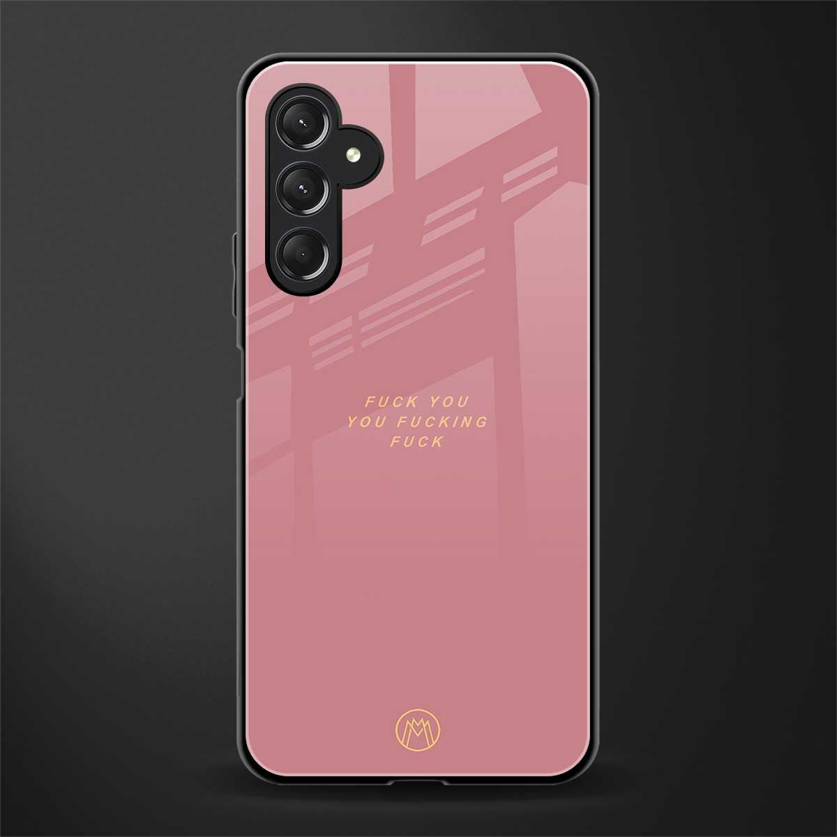 fuck you back phone cover | glass case for samsun galaxy a24 4g