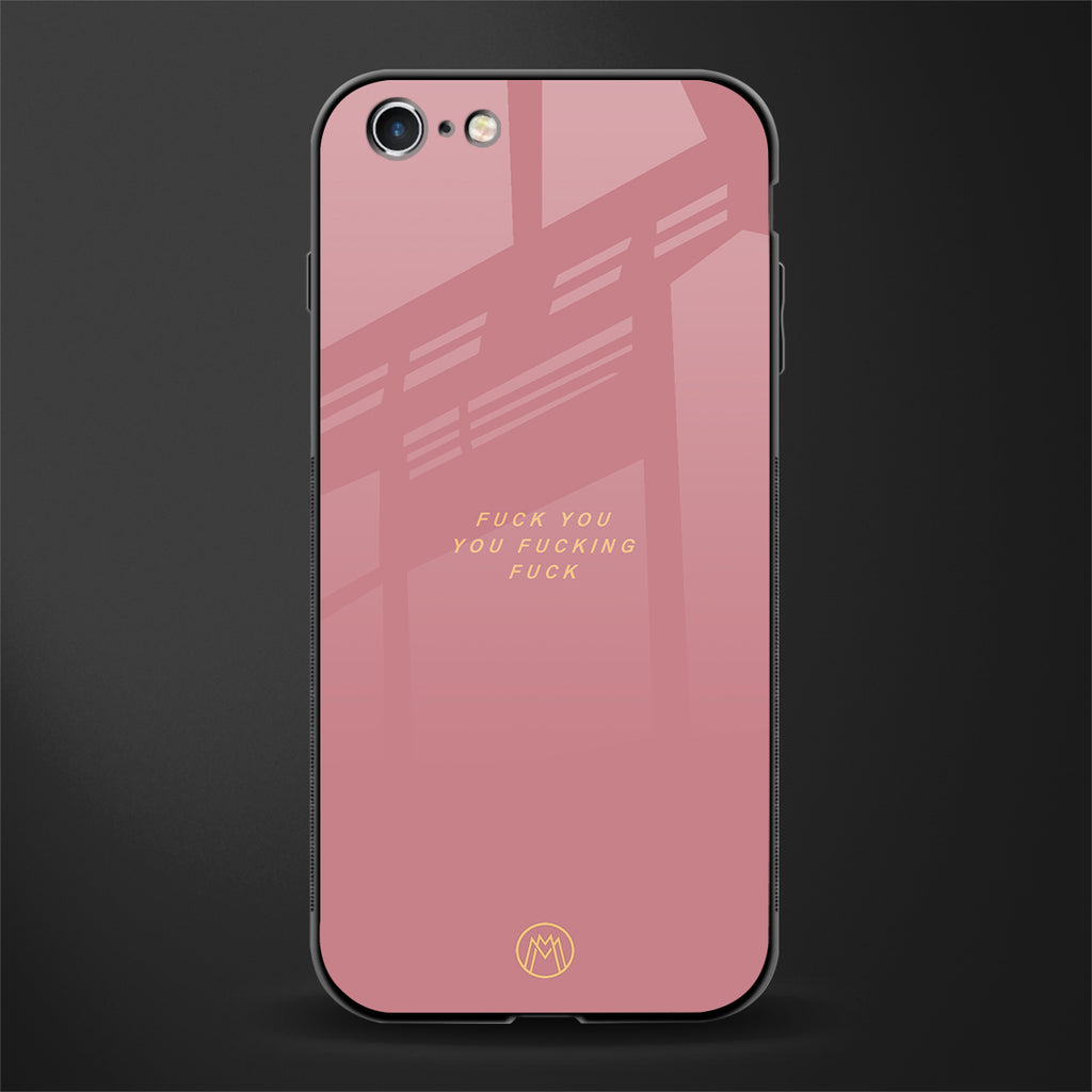 fuck you glass case for iphone 6s image