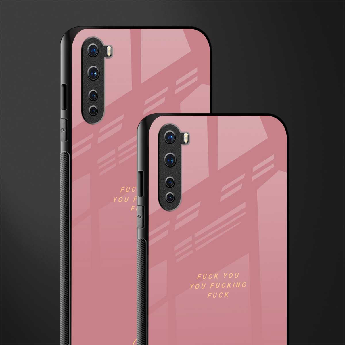 fuck you glass case for oneplus nord ac2001 image-2