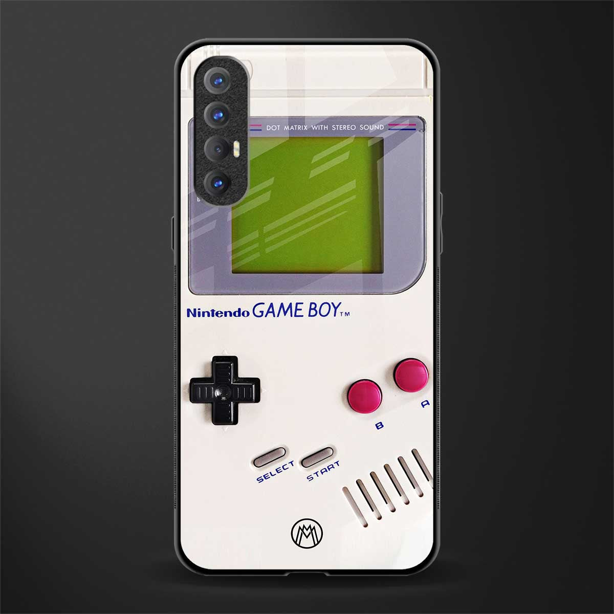 gameboy classic glass case for oppo reno 3 pro image