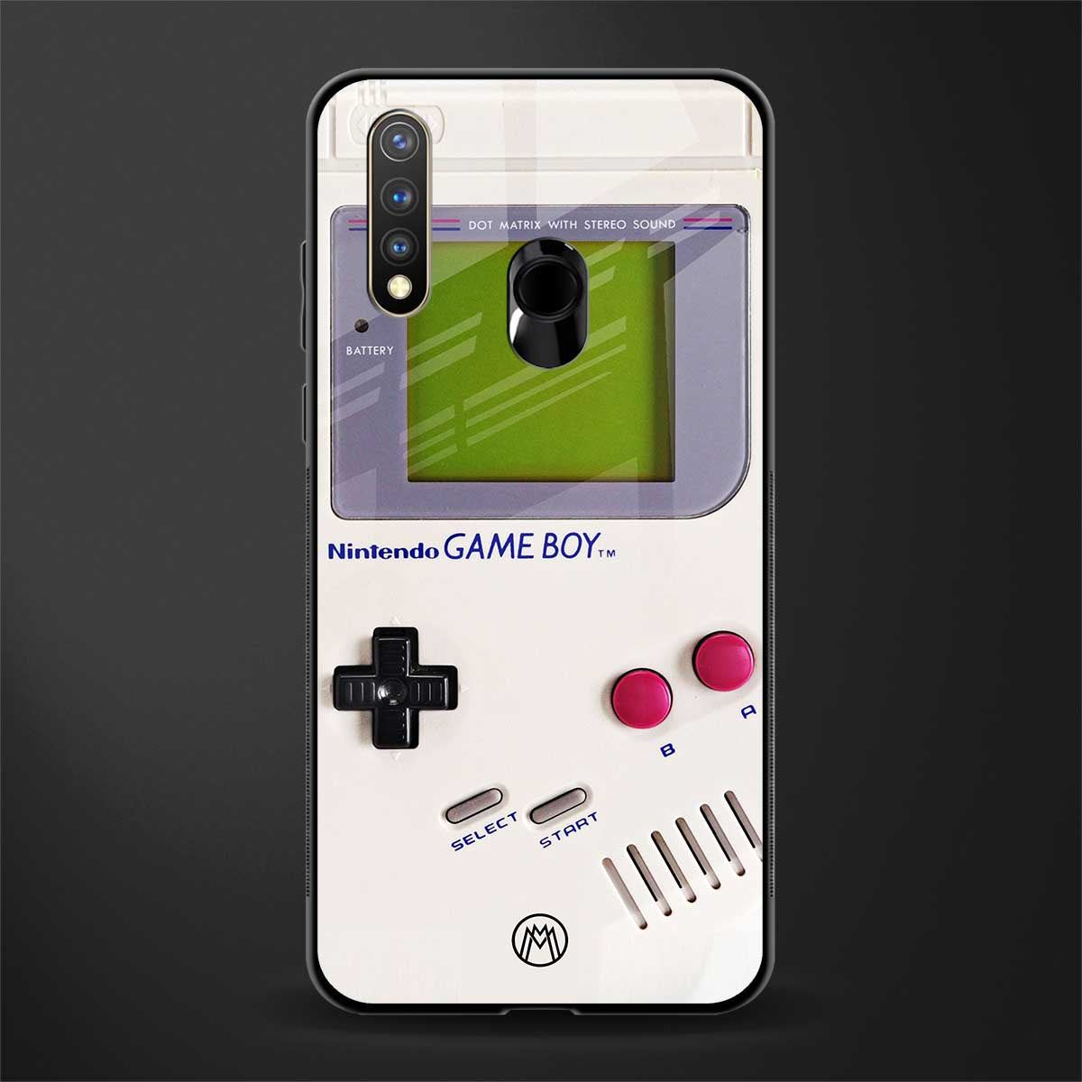 gameboy classic glass case for vivo u20 image