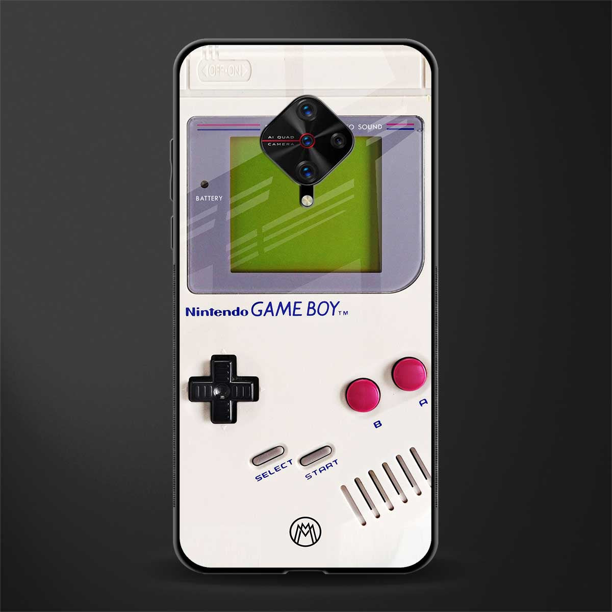 gameboy classic glass case for vivo s1 pro image
