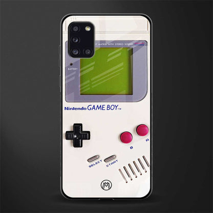 gameboy classic glass case for samsung galaxy a31 image