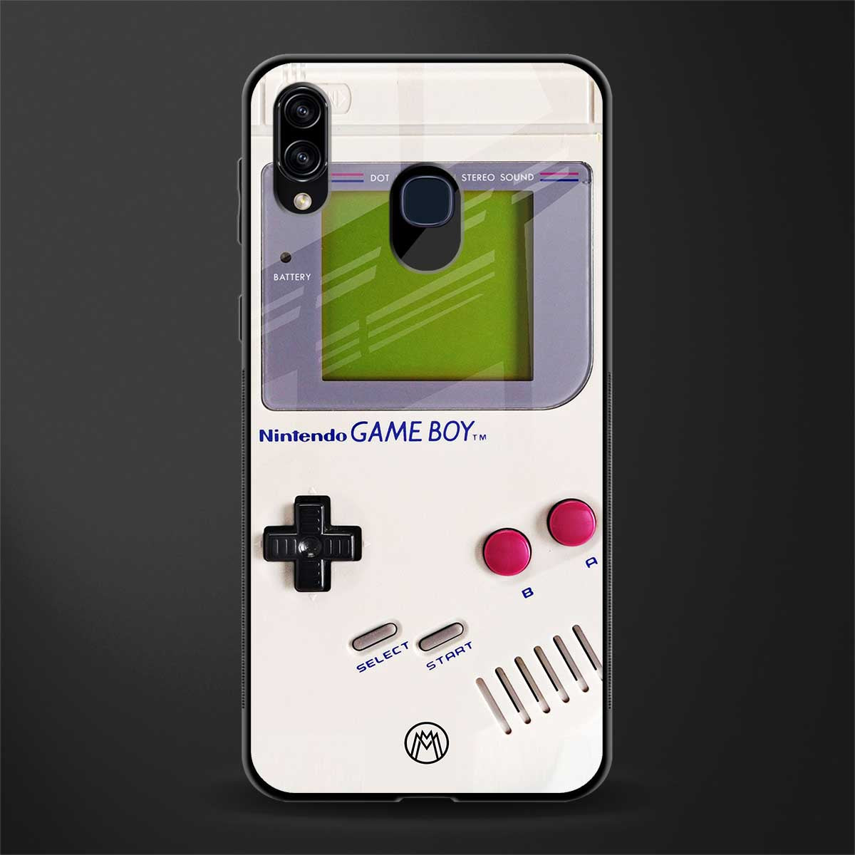 gameboy classic glass case for samsung galaxy a20 image