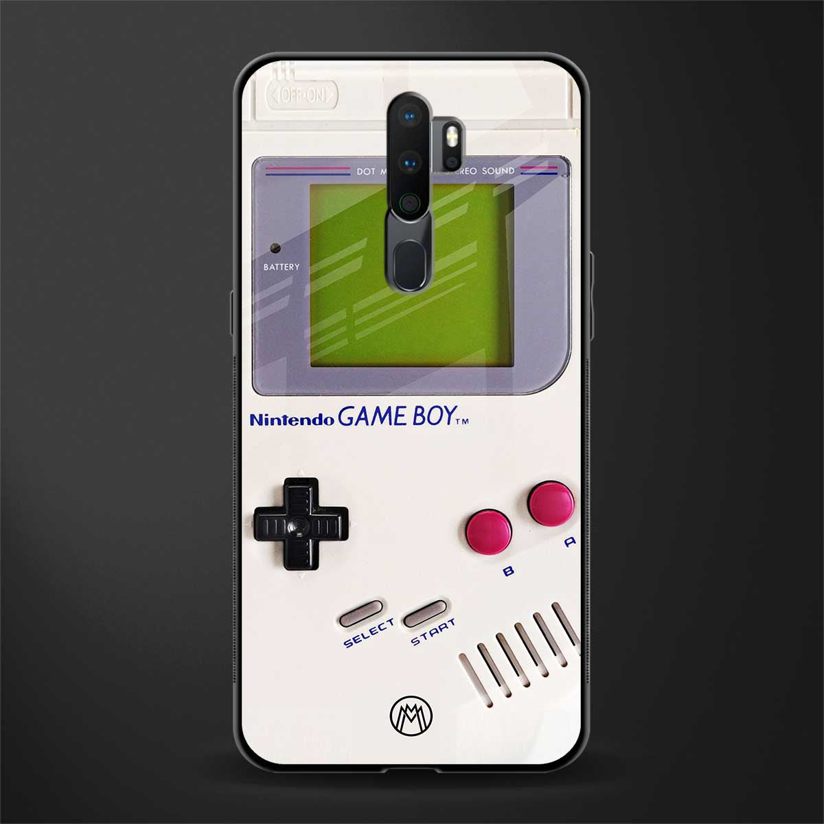 gameboy classic glass case for oppo a5 2020 image
