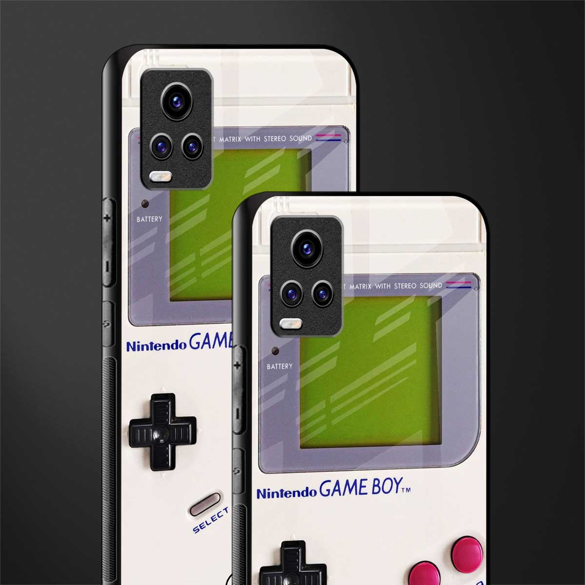 gameboy classic back phone cover | glass case for vivo y73