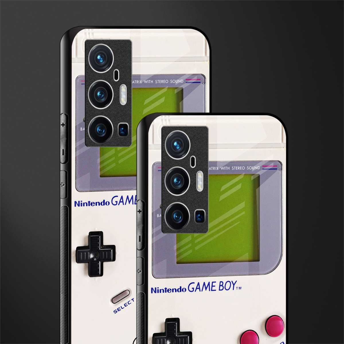 gameboy classic glass case for vivo x70 pro plus image-2