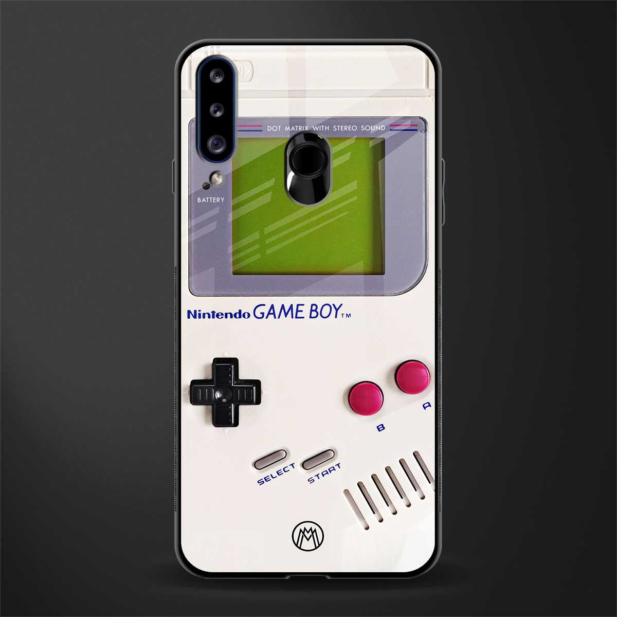 gameboy classic glass case for samsung galaxy a20s image