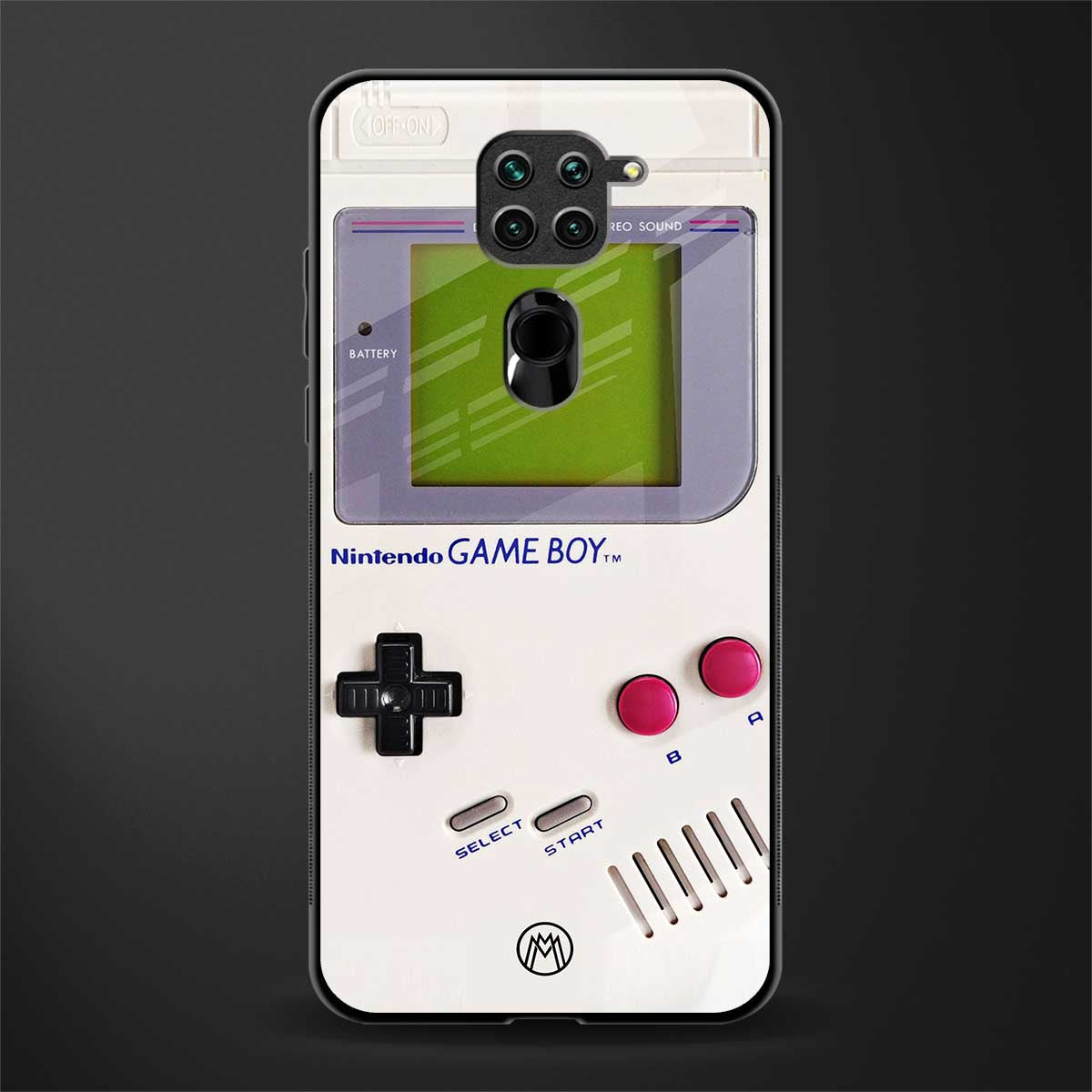 gameboy classic glass case for redmi note 9 image