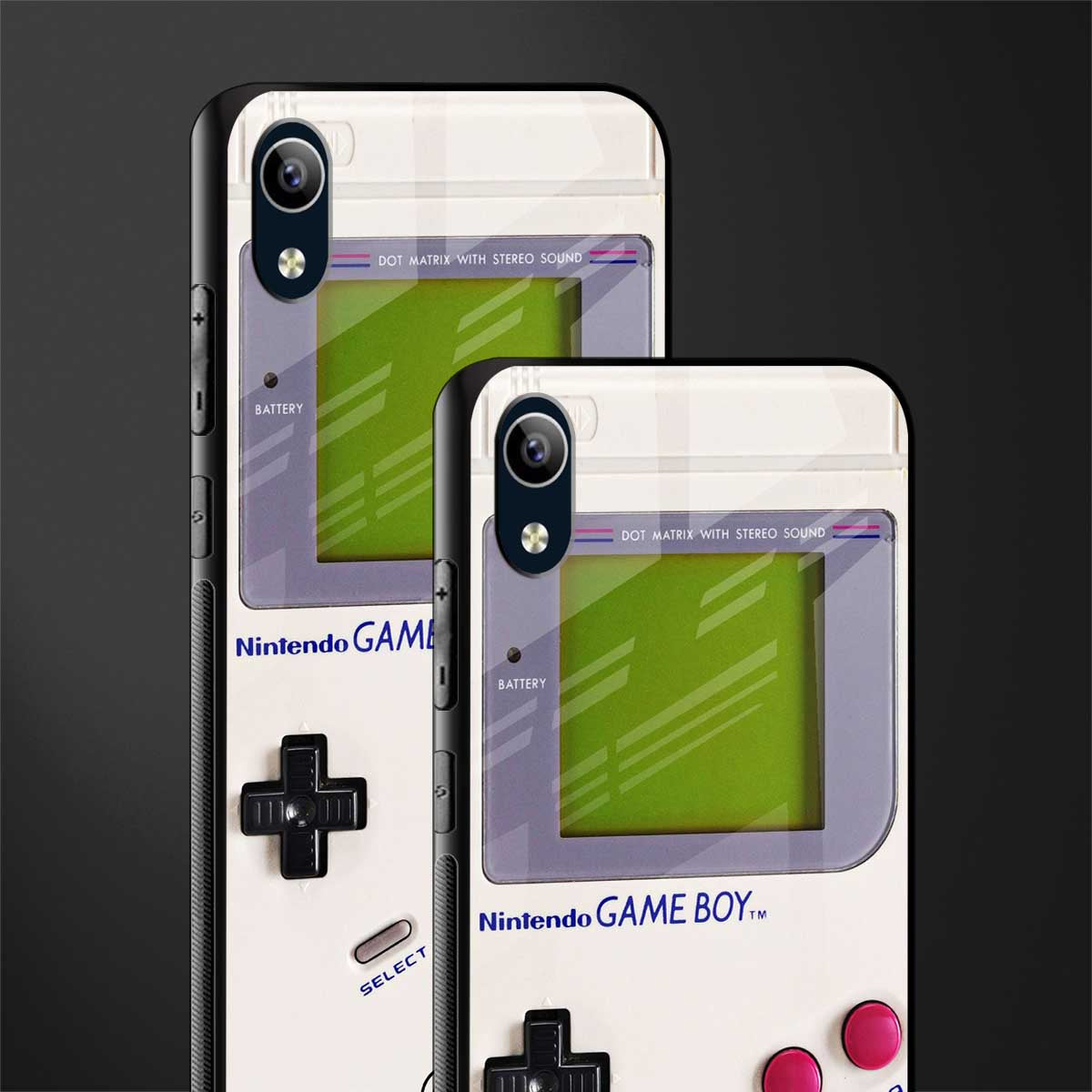 gameboy classic glass case for vivo y1s without fingerprint image-2