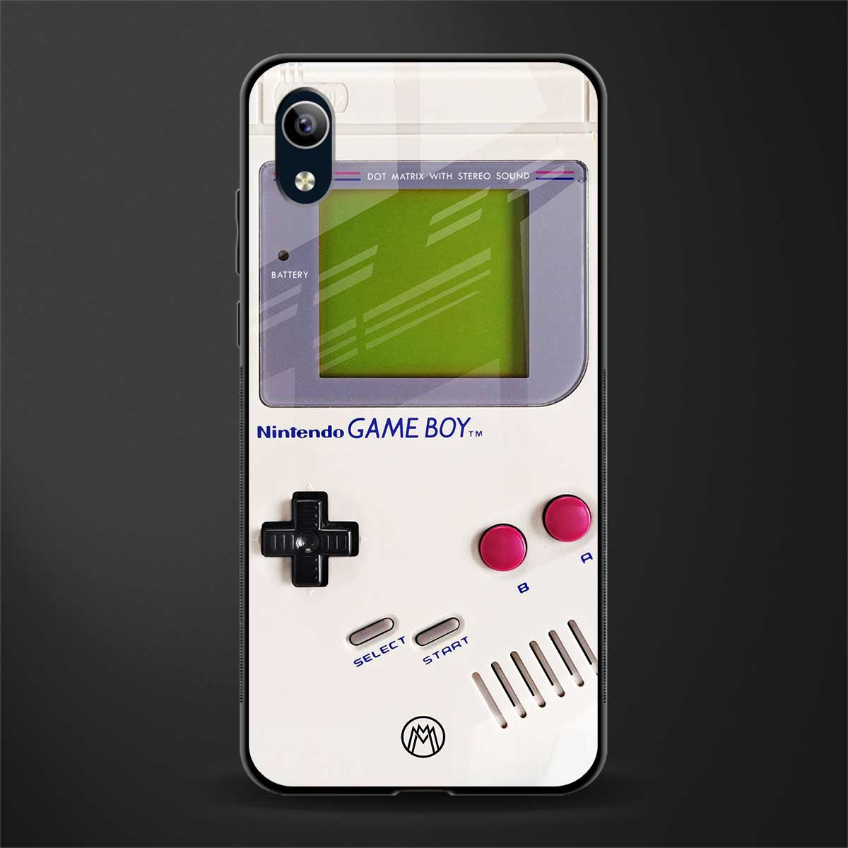gameboy classic glass case for vivo y1s without fingerprint image
