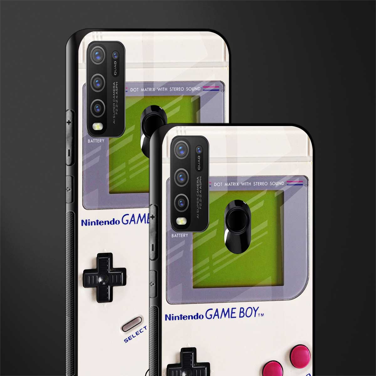 gameboy classic glass case for vivo y50 image-2