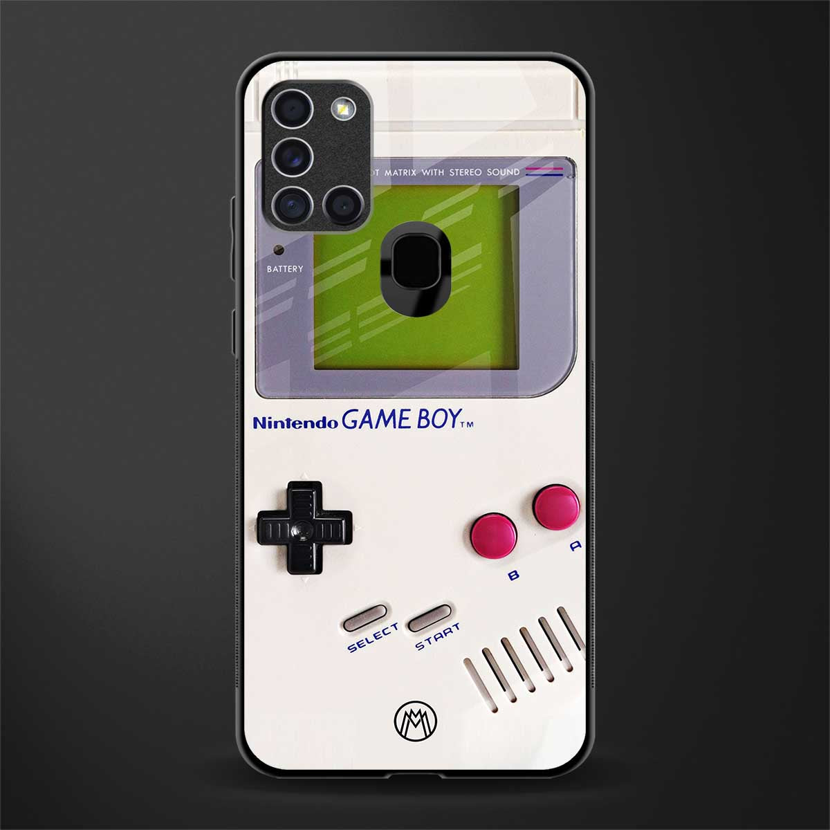 gameboy classic glass case for samsung galaxy a21s image