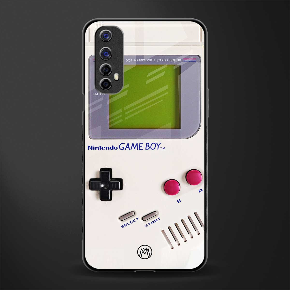 gameboy classic glass case for realme 7 image