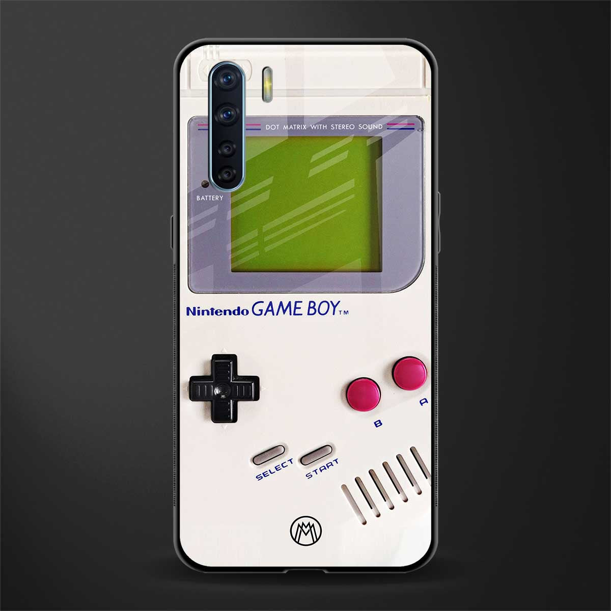 gameboy classic glass case for oppo f15 image